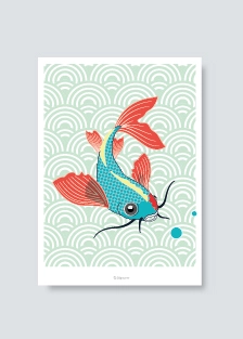 Posters japonais poisson