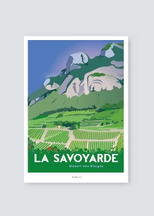 Affiche la Savoyarde montagne de Savoie