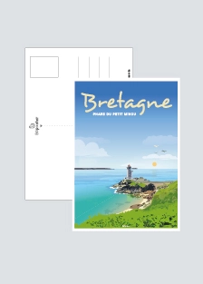 carte postale Bretagne Finistère