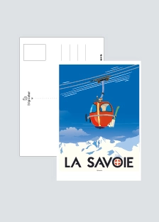 carte postale la Savoie