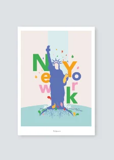 nouveau poster new york vert