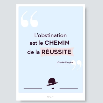 affiche citation positive