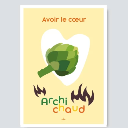 affiche coeur d'artichaut