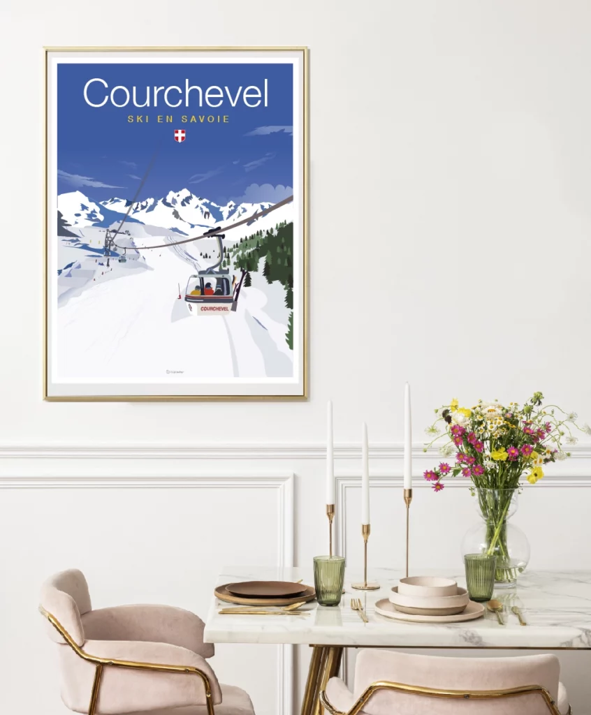 Affiche Savoie stations de ski