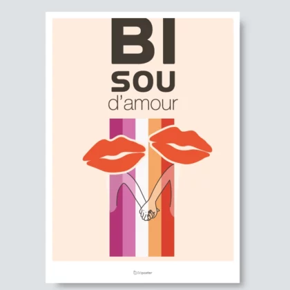 Affiche tolérance lesbienne