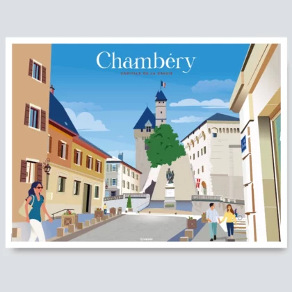 Poster Chambéry Château des ducs de Savoie