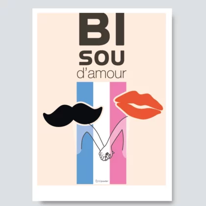 affiche Bisous d'amour