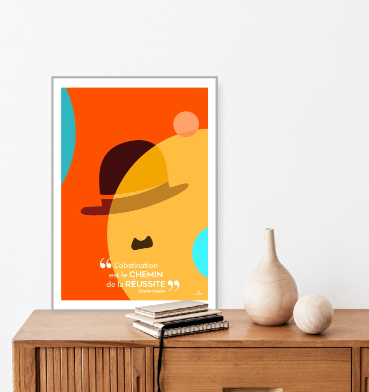 Posters citation, illustration affiches motivantes