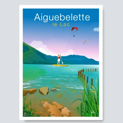 Poster du lac d'Aiguebelette