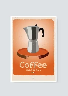 Affiche café italien vintage