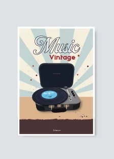 Affiche originales vinyle vintage